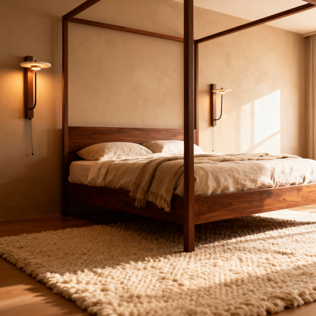 RuvoStone | Elegant Natural Material Wall Sconce Lighting for Cozy Atmosphere 1