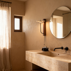 RuvoStone | Elegant Natural Material Wall Sconce Lighting for Cozy Atmosphere 2