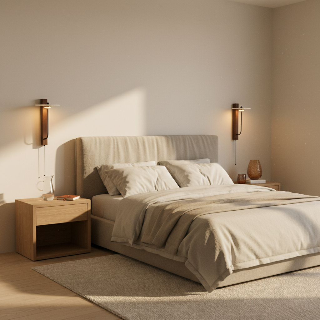 RuvoStone | Elegant Natural Material Wall Sconce Lighting for Cozy Atmosphere 6