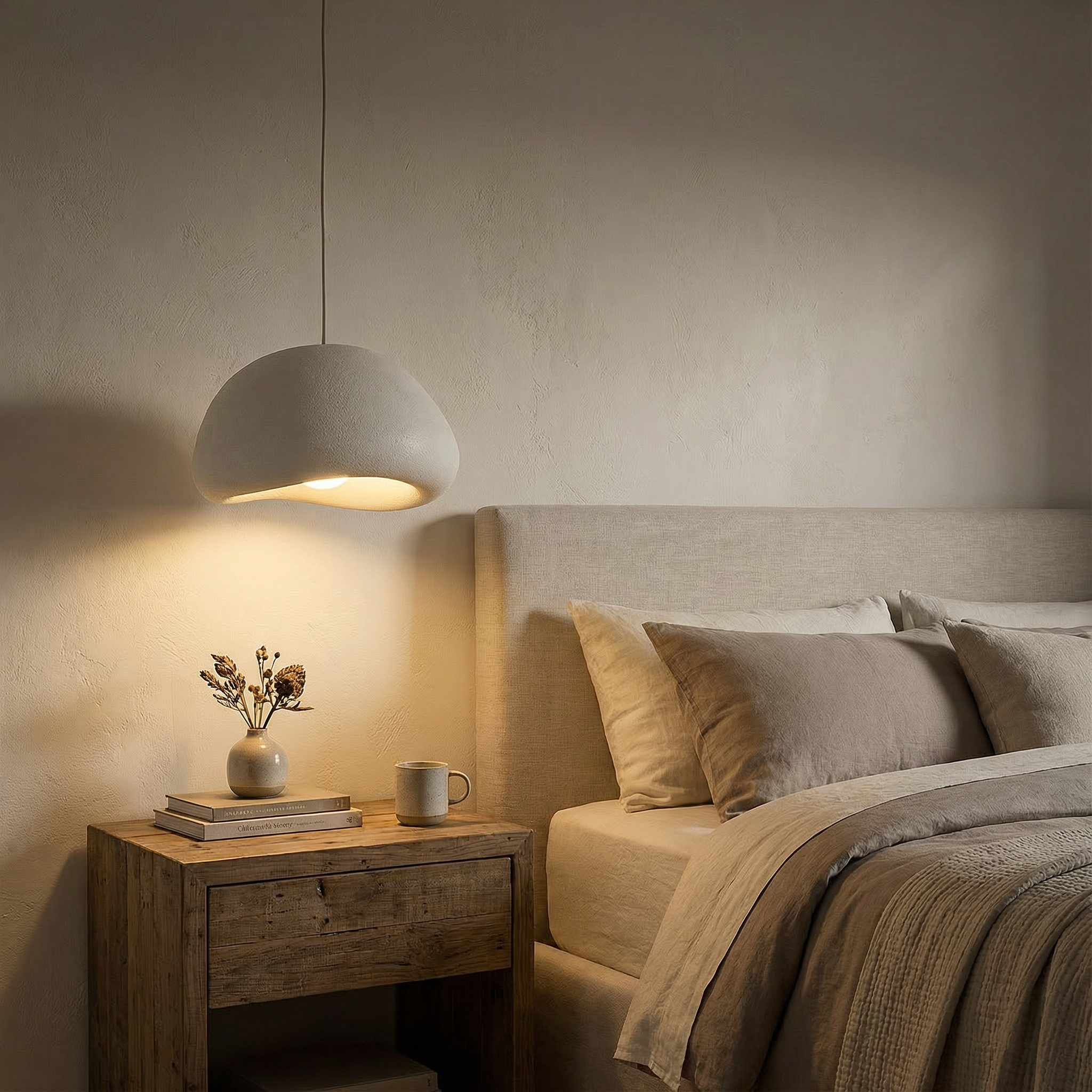 SakuLight | Elegant Organic Minimalist Kitchen Pendant Lighting Fixture 5