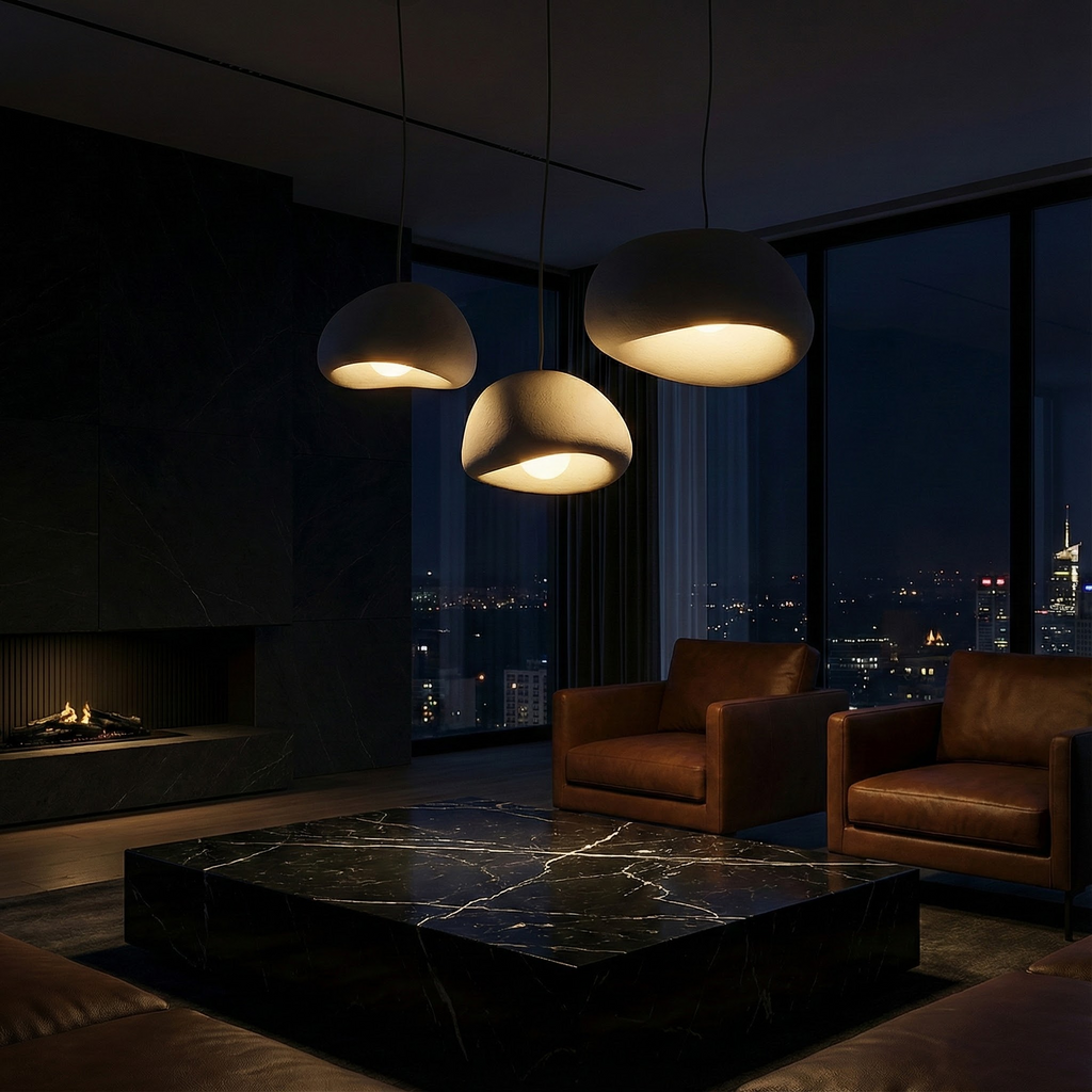 SakuLight | Elegant Organic Minimalist Kitchen Pendant Lighting Fixture 7