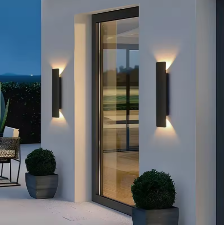 Aurevo | Sleek Minimalist Aluminum Outdoor Wall Sconce Light