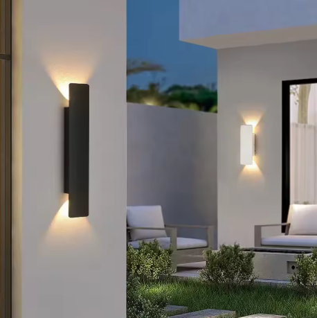 Aurevo | Sleek Minimalist Aluminum Outdoor Wall Sconce Light