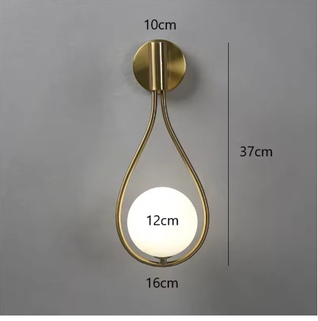 SerenLight | Elegant Sculptural Metal Wall Sconce Lighting Fixture
