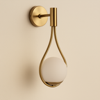SerenLight | Elegant Sculptural Metal Wall Sconce Lighting Fixture 1