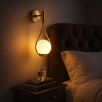 SerenLight | Elegant Sculptural Metal Wall Sconce Lighting Fixture 2