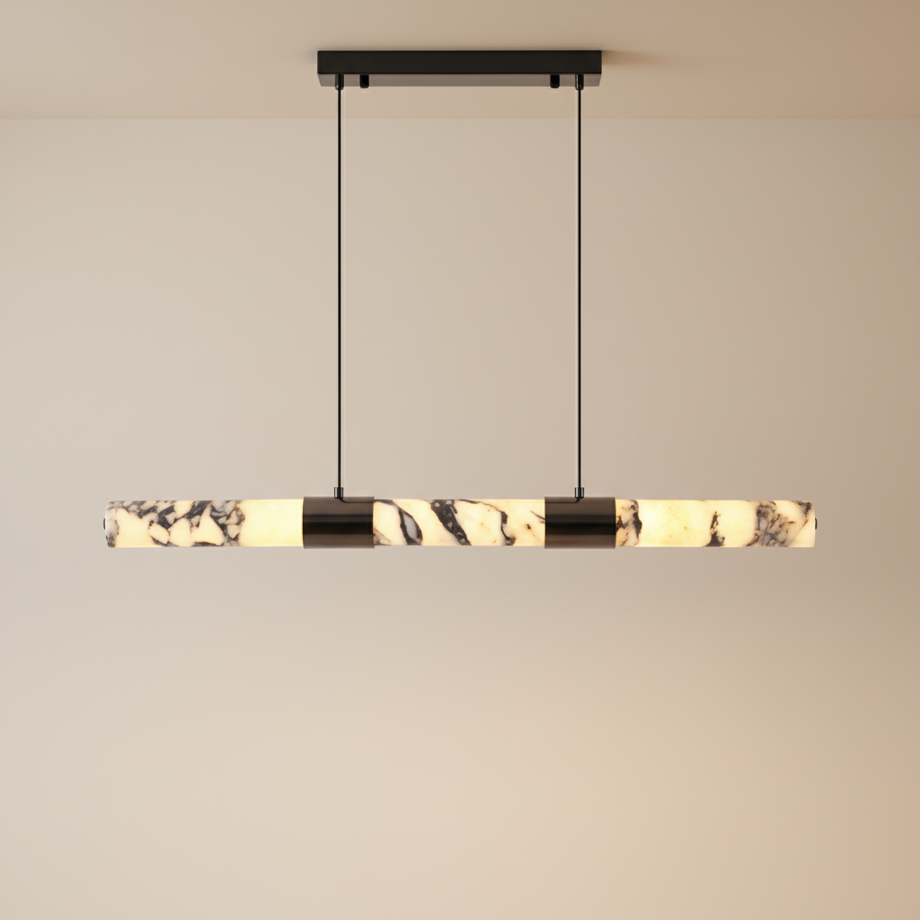 SlateStone | Elegant Modern Marble Dining Room Chandelier 0