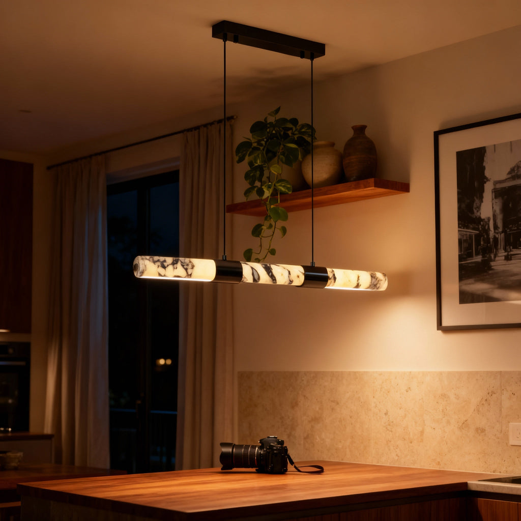 SlateStone | Elegant Modern Marble Dining Room Chandelier 1