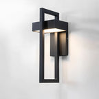 StellarSteel | Elegant Modern Outdoor Wall Sconce with LED Illumination 7