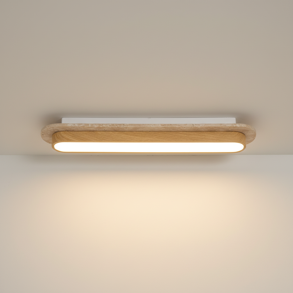 ThorneStone | Elegant Natural Stone Flush Mount Ceiling Light 0