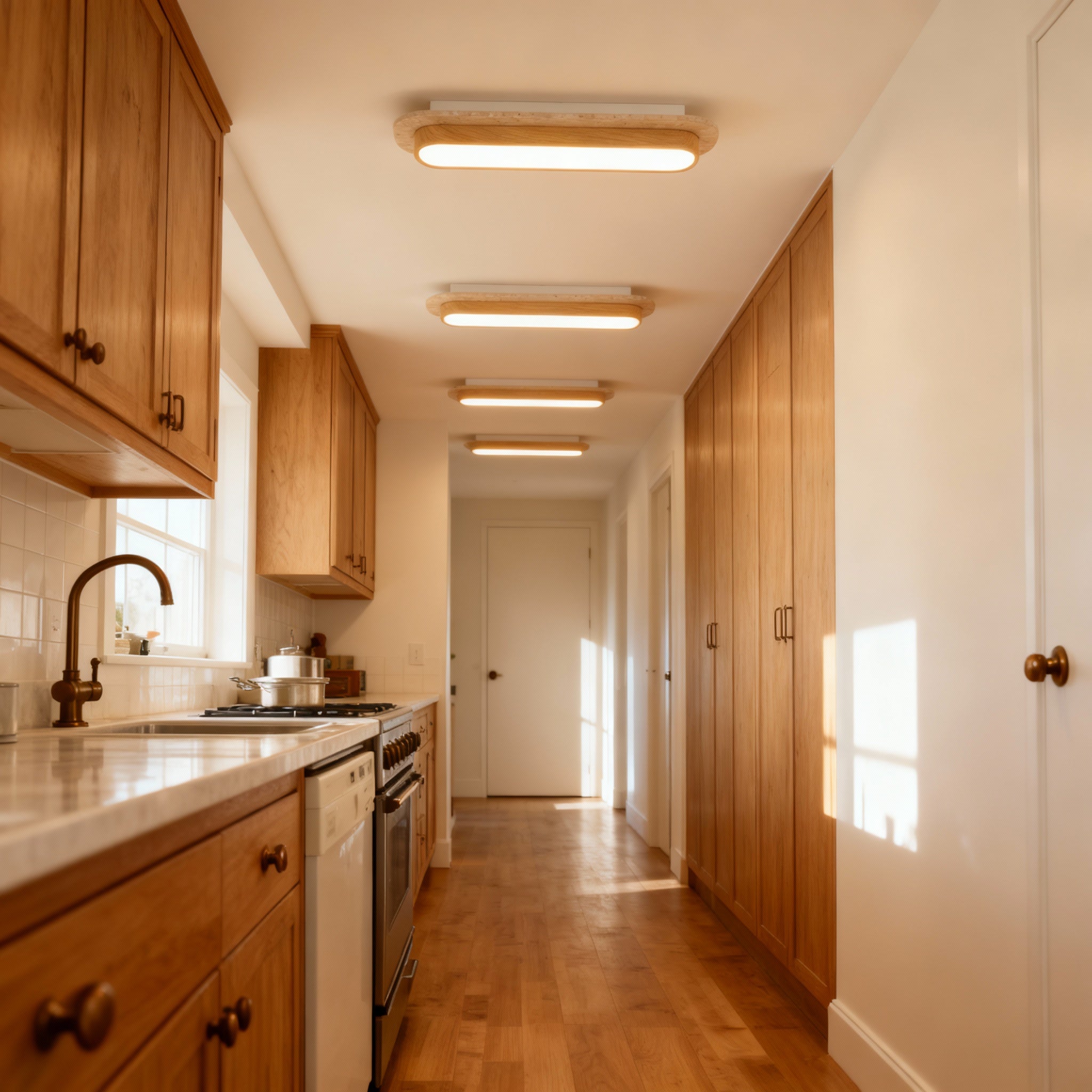 ThorneStone | Elegant Natural Stone Flush Mount Ceiling Light 1