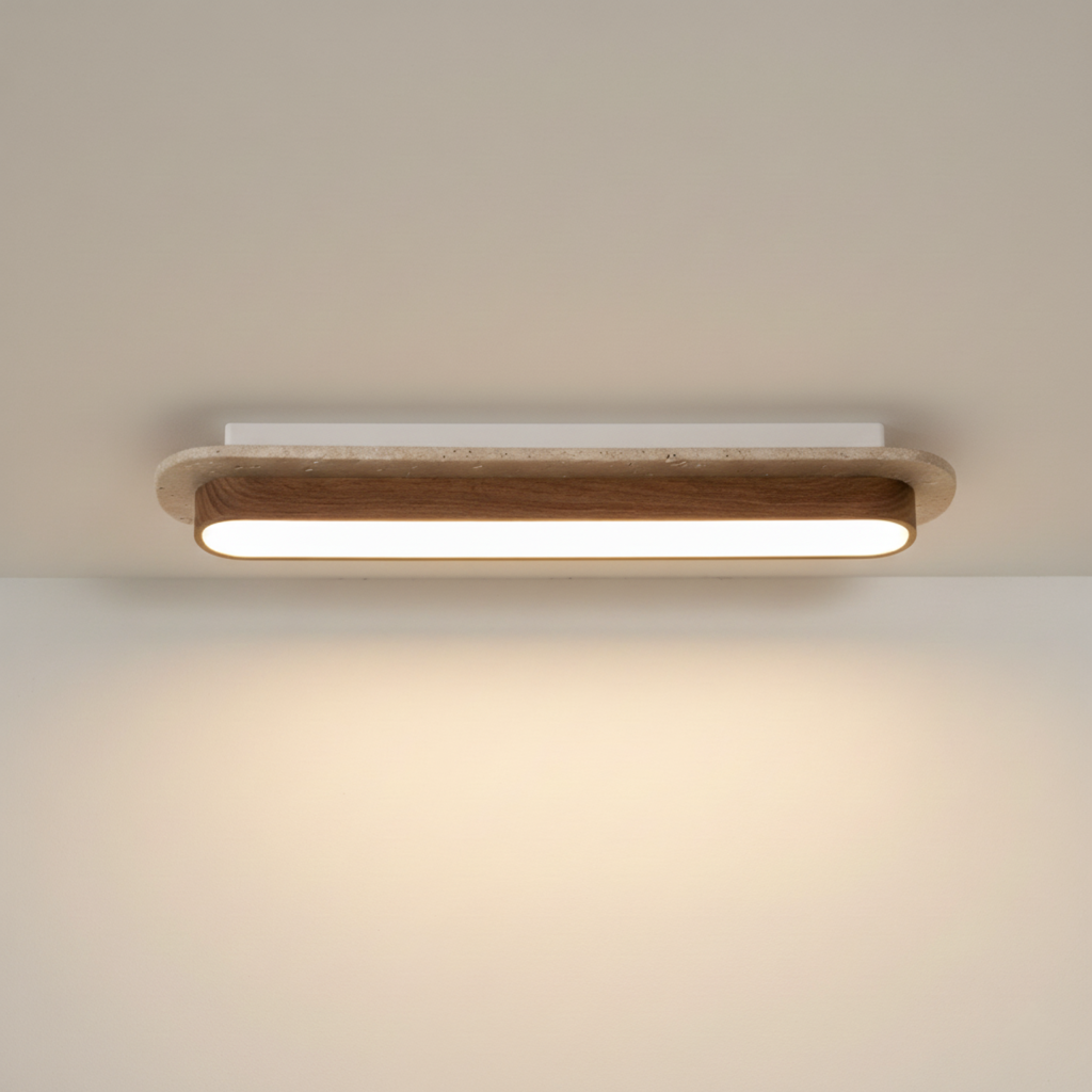 ThorneStone | Elegant Natural Stone Flush Mount Ceiling Light 9