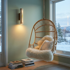 TravertineGlow | Elegant Natural Wall Sconce Light for Ambient Illumination 2
