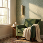 TravertineGlow | Elegant Natural Wall Sconce Light for Ambient Illumination 3