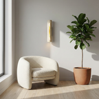 TravertineGlow | Elegant Natural Wall Sconce Light for Ambient Illumination 5