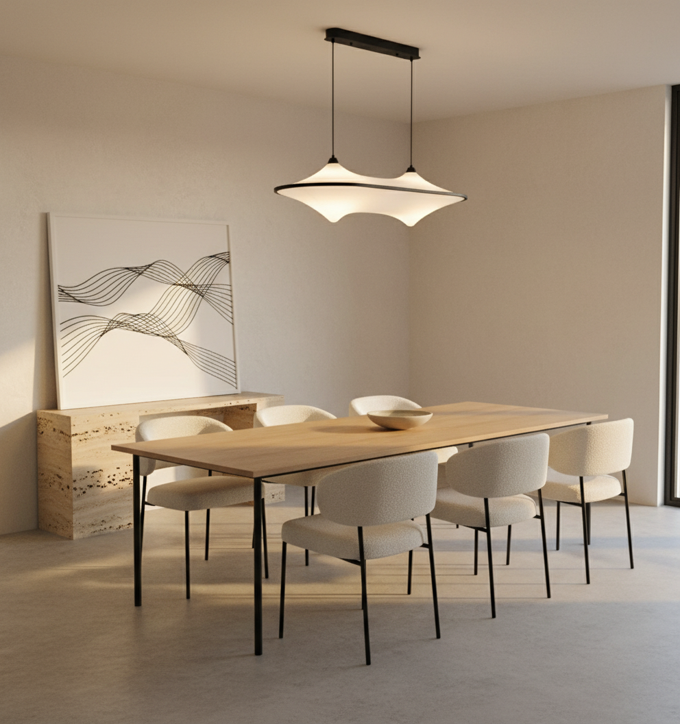 VeridiaLight | Elegant Minimalist Iron Pendant Lighting Fixture 4