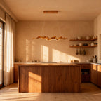 VerveChic | Modern Elegant Iron and Resin Dining Room Chandelier 1