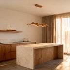 VerveChic | Modern Elegant Iron and Resin Dining Room Chandelier 2