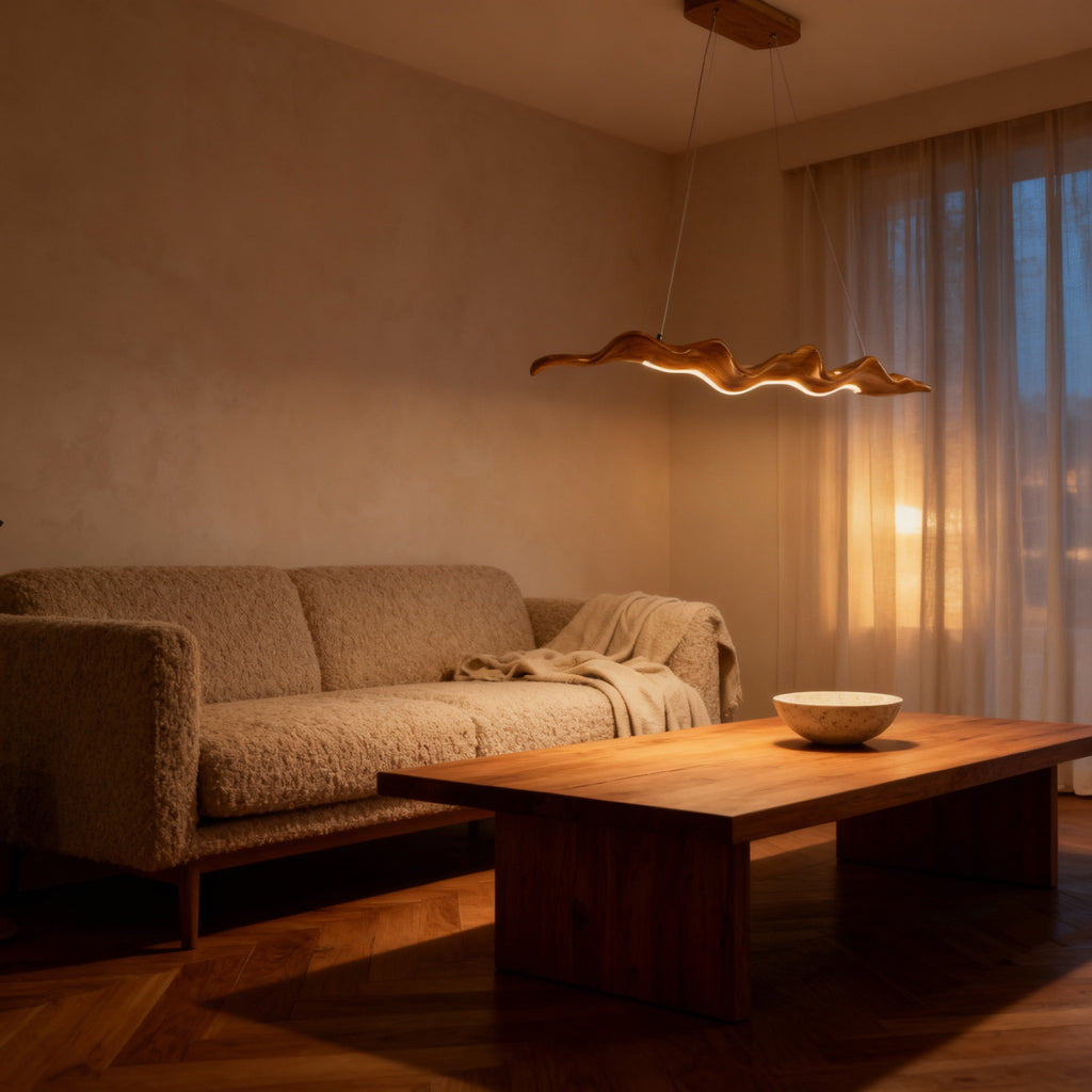 VerveChic | Modern Elegant Iron and Resin Dining Room Chandelier 6