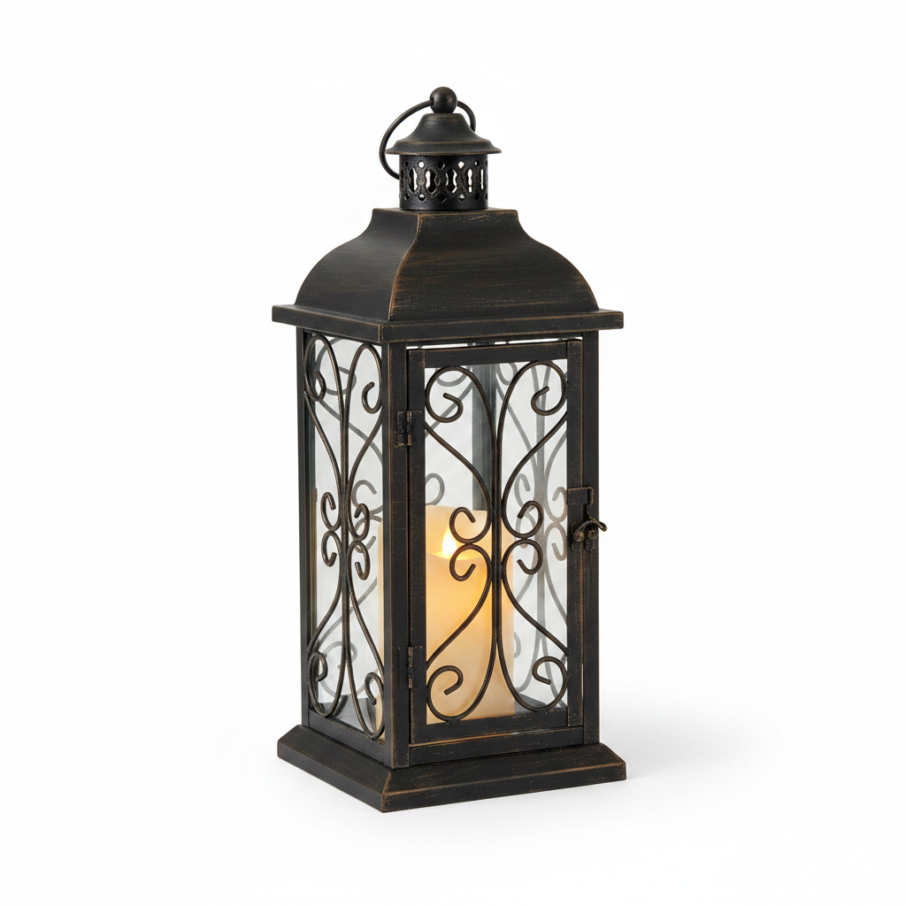 Hollow Glow Halloween Lantern on a clean white studio background