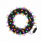 Spectra Halloween LED Lights with controller on a clean white studio background