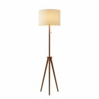 Nord Wooden Floor Lamp on a clean white studio background