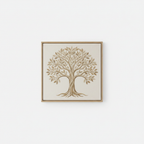 Verde Tree of Life Canvas Art on white studio background