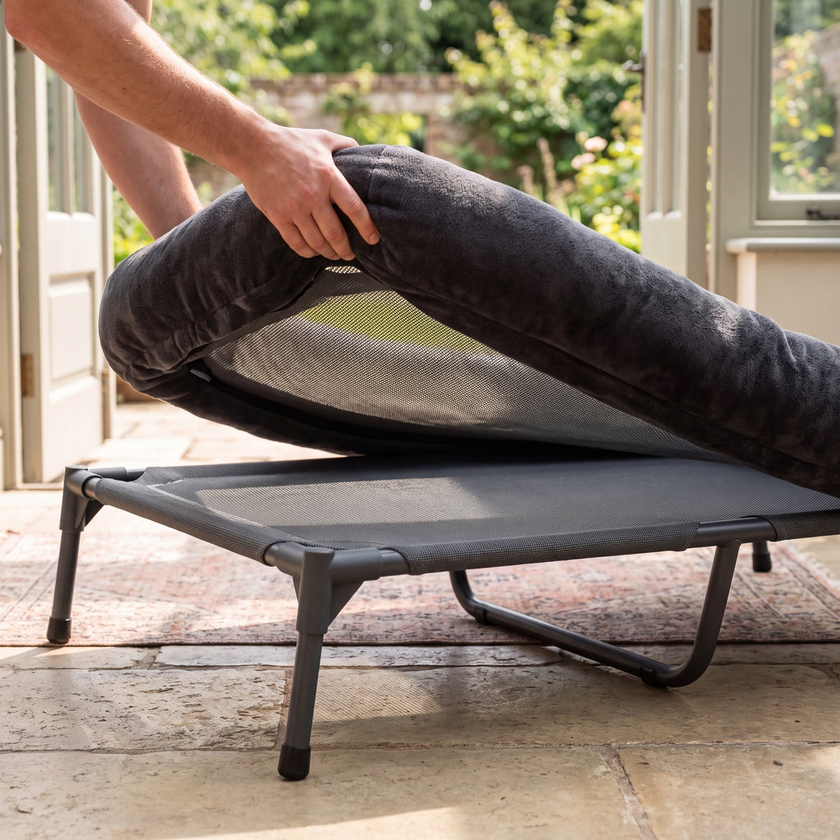 Airlie Elevated Dog Bed with Cooling Mesh Deck, 7" Off the Floor, to 88 lb — view 5