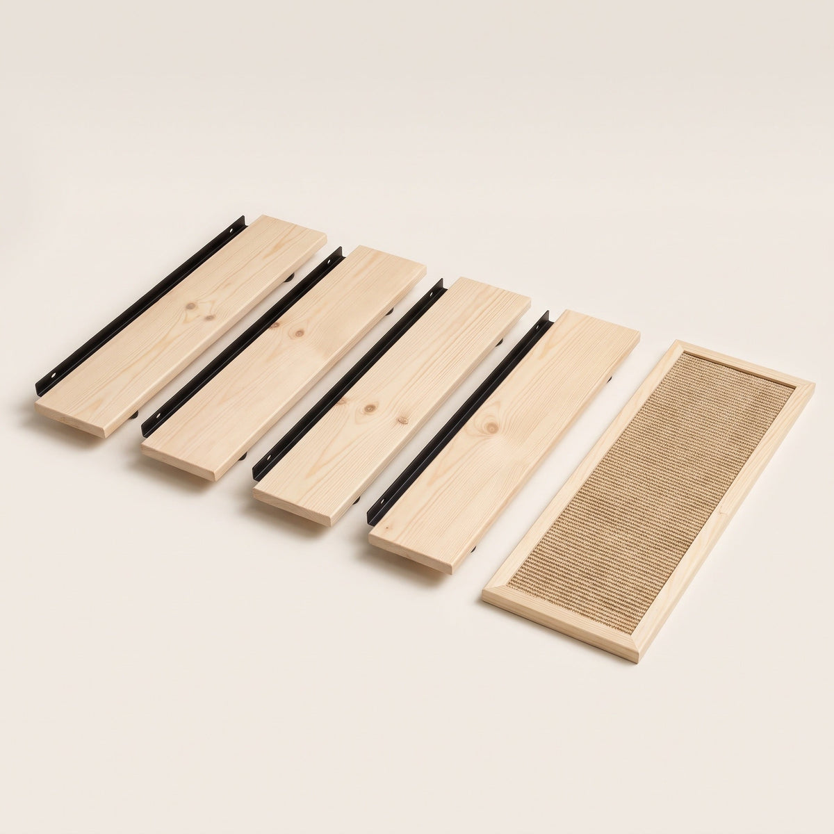 Ascent Cat Wall Stairs, 4-Step Wall Mounted Stairway with Sisal Post — view 2