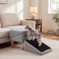 Ashby Dog Ramp for Couch That Doubles as a Storage Footstool, 19.5" Tall
