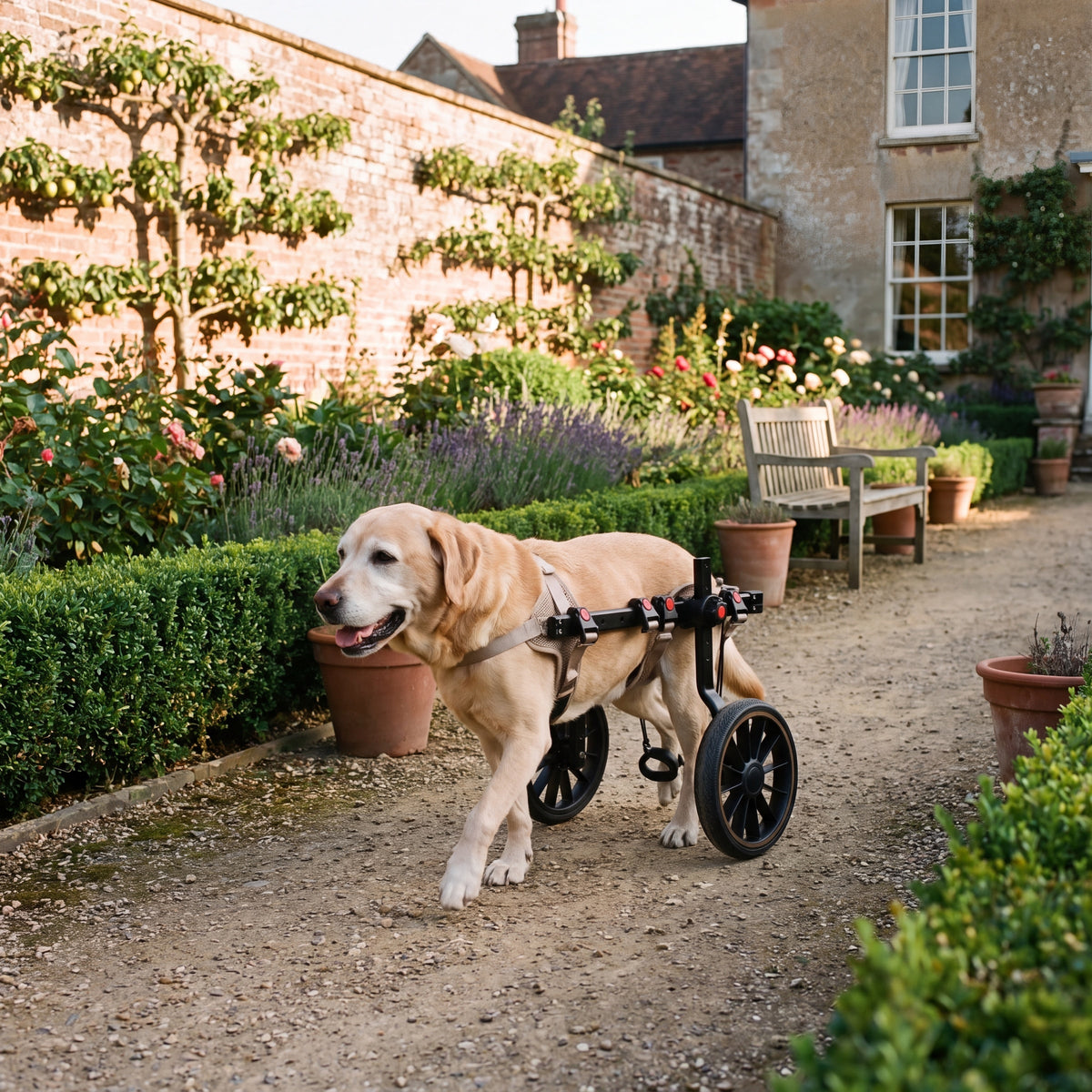 Falcon Dog Wheelchair for Back Legs, Adjustable Frame Rated to 143 lb