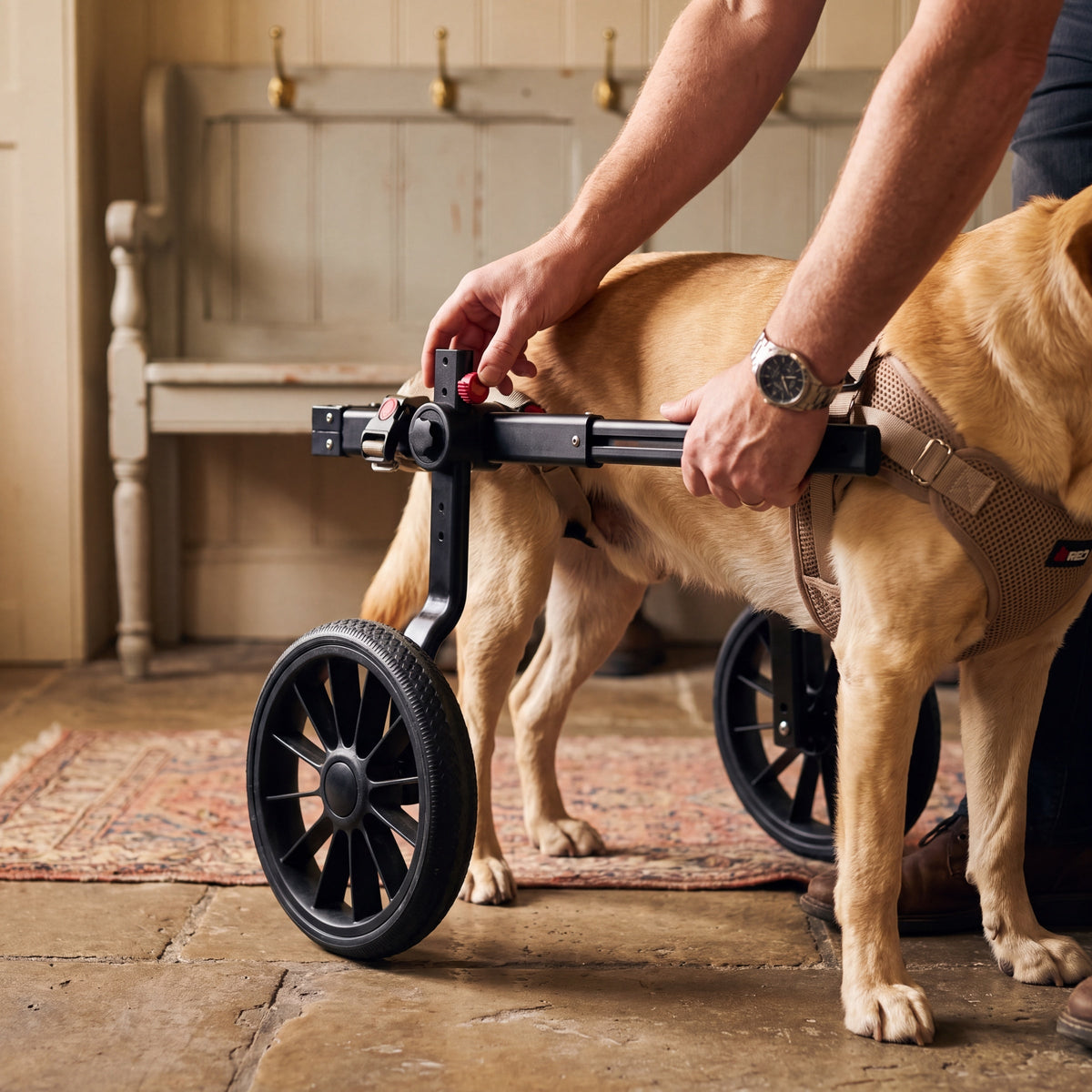 Falcon Dog Wheelchair for Back Legs, Adjustable Frame Rated to 143 lb — view 3
