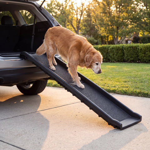 Fellside Folding Dog Ramp for Car and SUV, 61-Inch, 150 lb