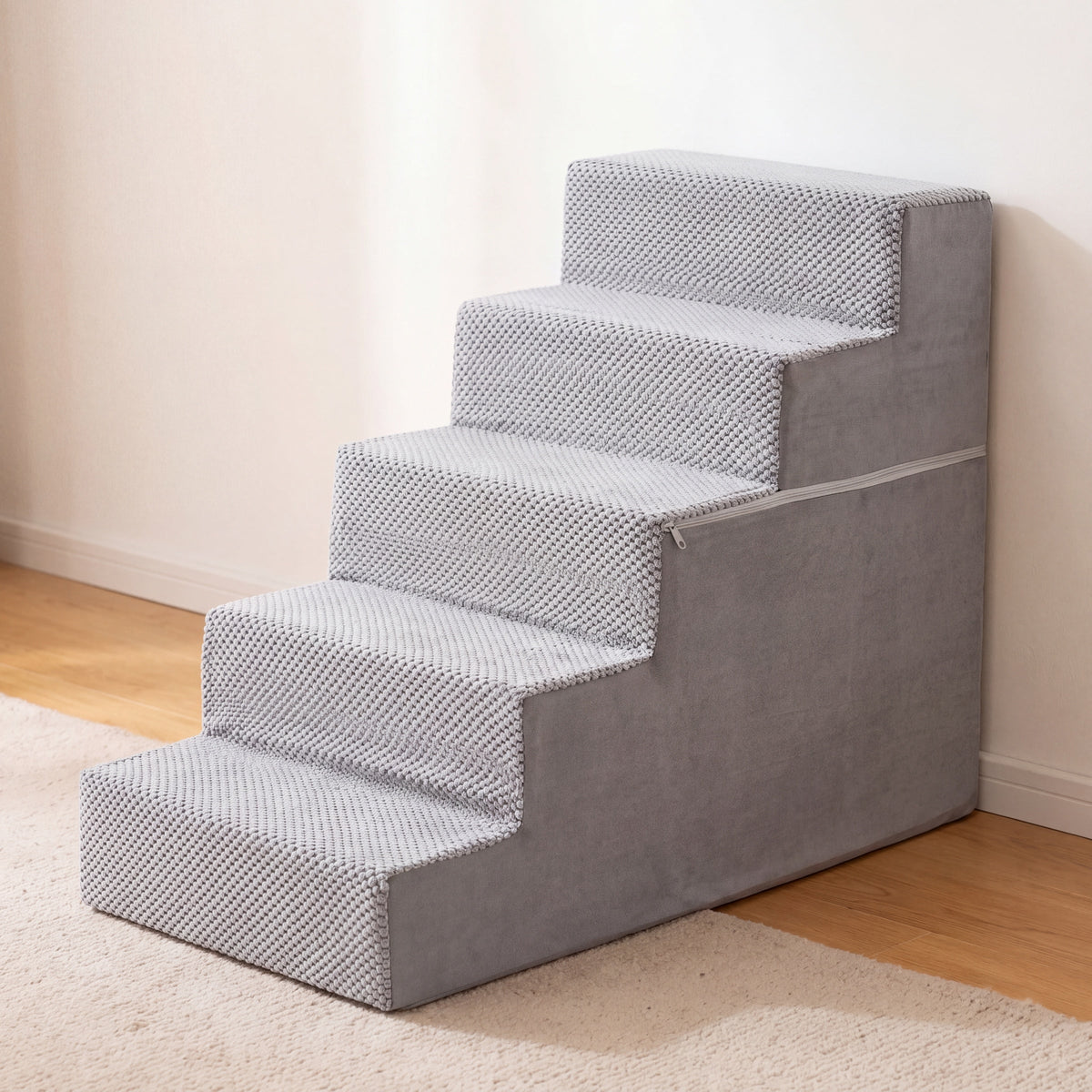 Flint Right-Angled Foam Pet Stairs, 3 to 5 Steps up to 23.6" Tall — view 2