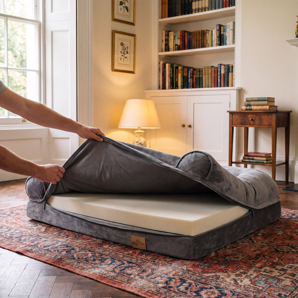 Glade Orthopedic Dog Bed for Large Dogs, Solid Foam Slab, 39" to 53" — view 5