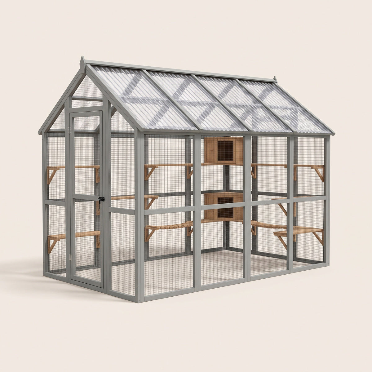 Grove XL Walk-In Catio for Multiple Cats, 96" Run with 7 Platforms — view 2