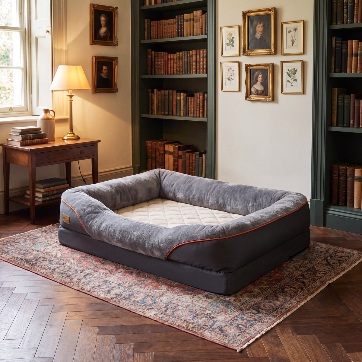 Harbour Waterproof Dog Couch Bed for Large Dogs, 33" to 51" — view 2