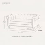 Holloway Dog Couch with Rolled Arms, 39" Wide for Dogs to 70 lb — view 4