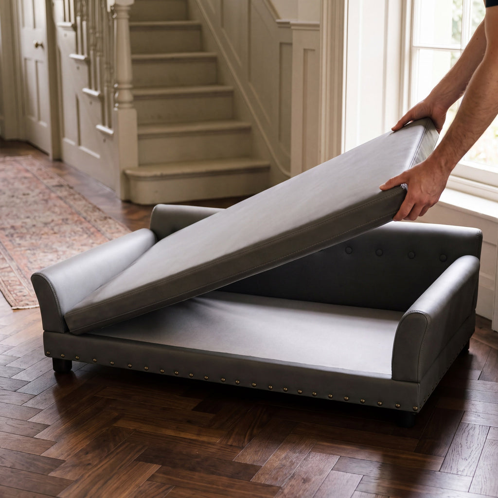 Holloway Dog Couch with Rolled Arms, 39" Wide for Dogs to 70 lb — view 5