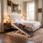 Hornbeam Adjustable Wooden Dog Ramp for Beds, 7 Heights up to 26.8 Inches — view 6