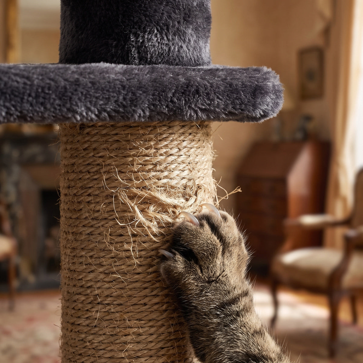 Redwood Large Cat Tree for Big Cats, 67" Tall with 11 Sisal Posts — view 3
