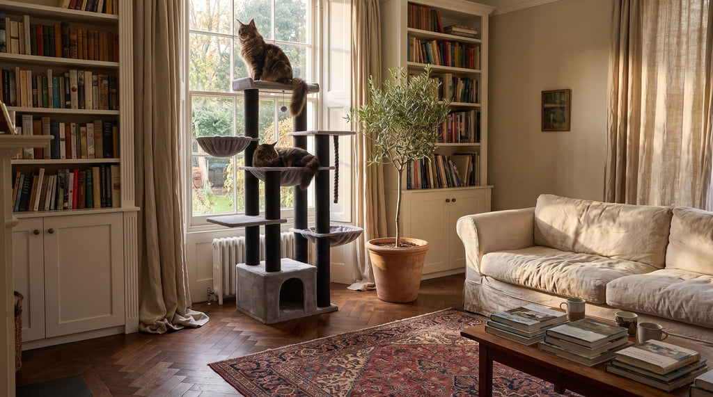 Redwood Large Cat Tree for Big Cats, 67" Tall with 11 Sisal Posts — view 6