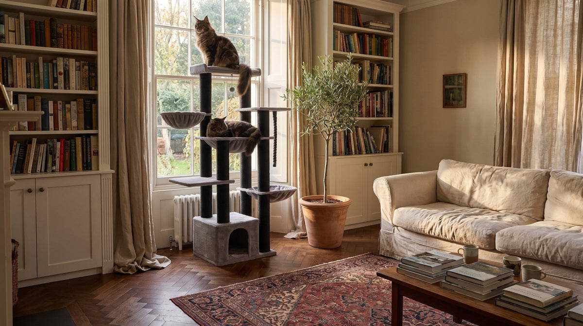 Redwood Large Cat Tree for Big Cats, 67" Tall with 11 Sisal Posts — view 6