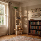 Steeple Floor to Ceiling Cat Tree, Adjustable Tension Post with No Drilling