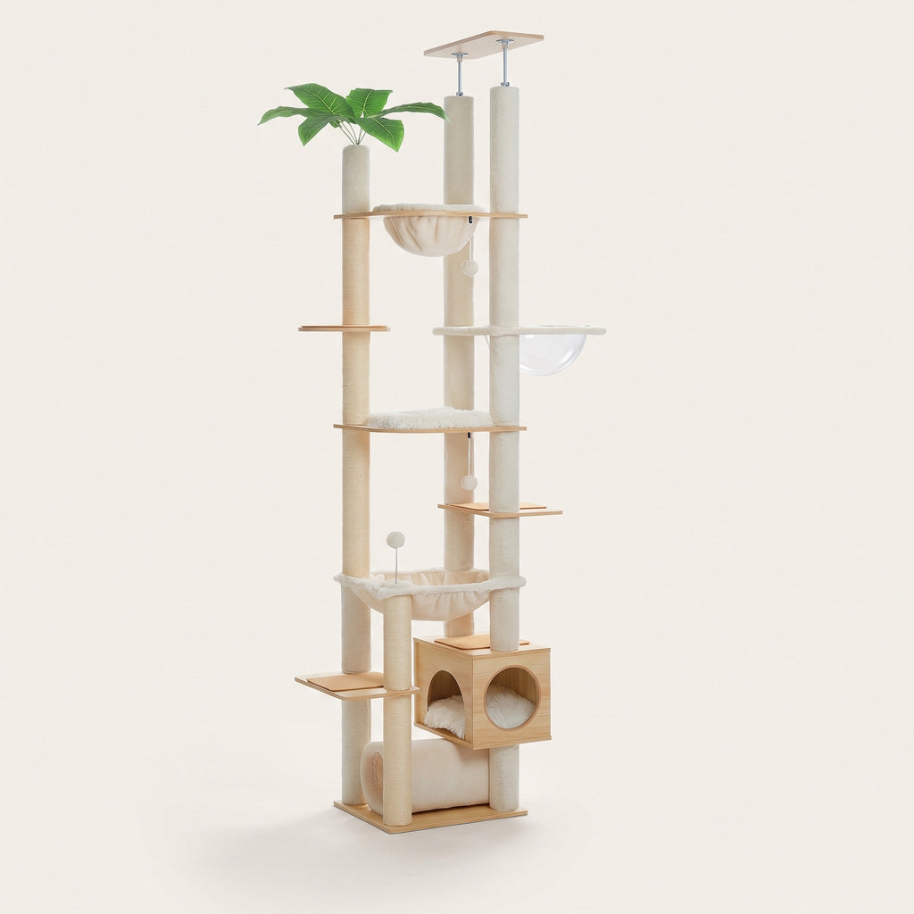 Steeple Floor to Ceiling Cat Tree, Adjustable Tension Post with No Drilling — view 2